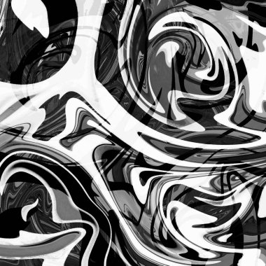 Yağlı boya çizgileri olan sıvı soyut arkaplan