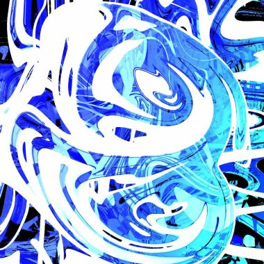 Yağlı boya çizgileri olan sıvı soyut arkaplan