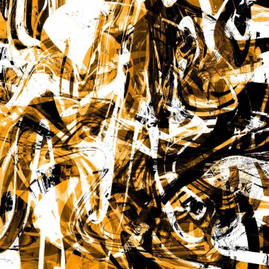 Yağlı boya çizgileri olan sıvı soyut arkaplan