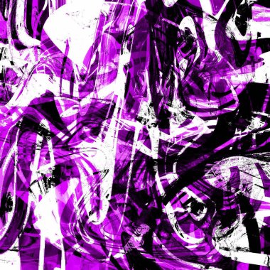 Yağlı boya çizgileri olan sıvı soyut arkaplan