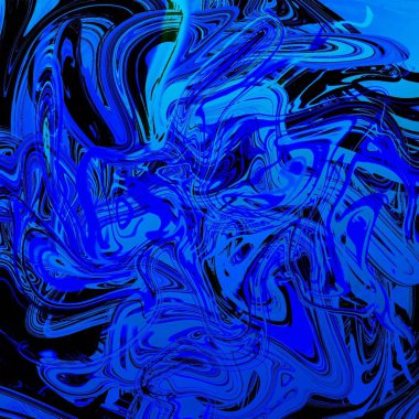 Yağlı boya çizgileri olan sıvı soyut arkaplan