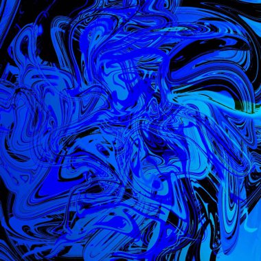 Yağlı boya çizgileri olan sıvı soyut arkaplan