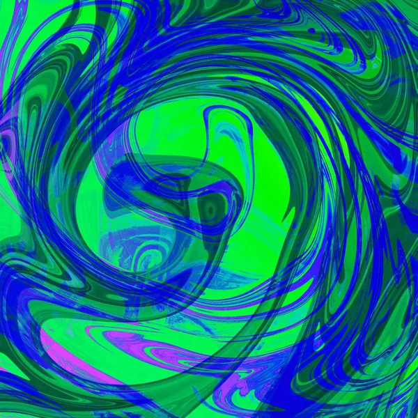 Yağlı boya çizgileri olan sıvı soyut arkaplan