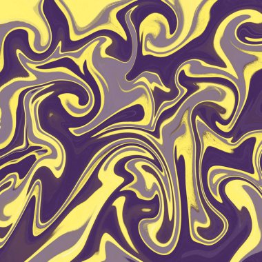 Yağlı boya çizgileri olan sıvı soyut arkaplan