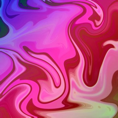 Yağlı boya çizgileri olan sıvı soyut arkaplan