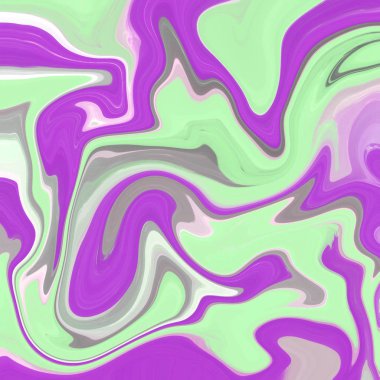 Yağlı boya çizgileri olan sıvı soyut arkaplan