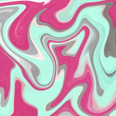 Yağlı boya çizgileri olan sıvı soyut arkaplan