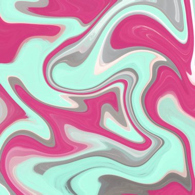 Yağlı boya çizgileri olan sıvı soyut arkaplan