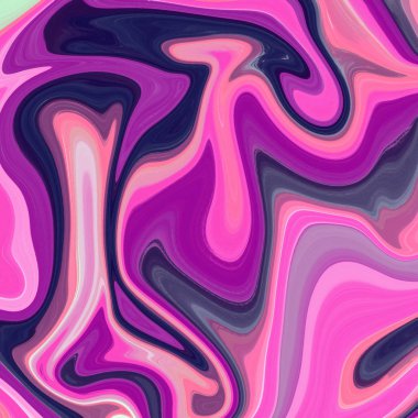 Yağlı boya çizgileri olan sıvı soyut arkaplan