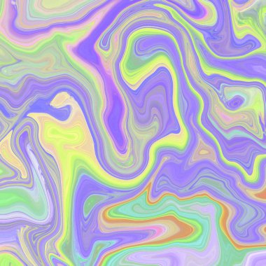 Yağlı boya çizgileri olan sıvı soyut arkaplan