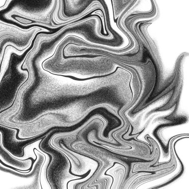 Yağlı boya çizgileri olan sıvı soyut arkaplan