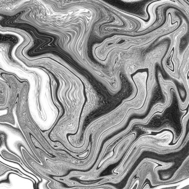 Yağlı boya çizgileri olan sıvı soyut arkaplan