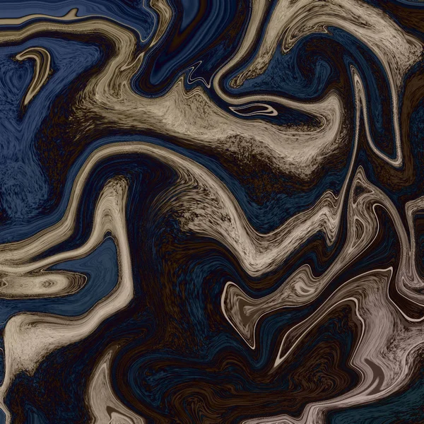 Yağlı boya çizgileri olan sıvı soyut arkaplan