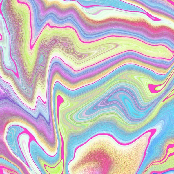 Liquid abstract background with oil painting streaks — Stock Photo, Image