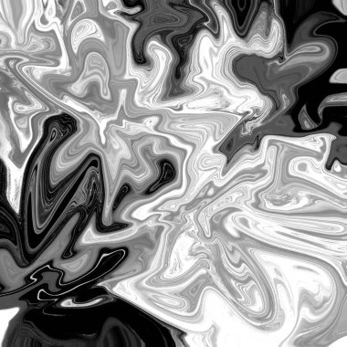 Yağlı boya çizgileri olan sıvı soyut arkaplan