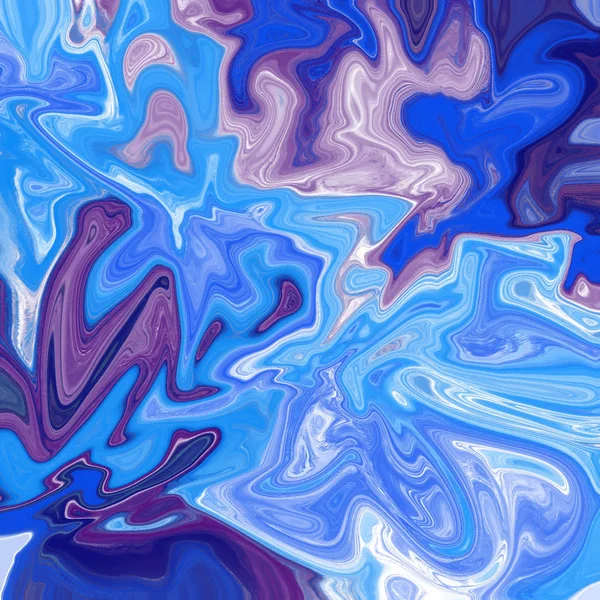 Liquid abstract background with oil painting streaks — Stock Photo, Image