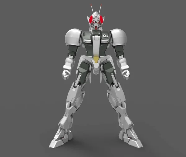 3d rendering of mecha created by using a blender tool — Stock Photo, Image