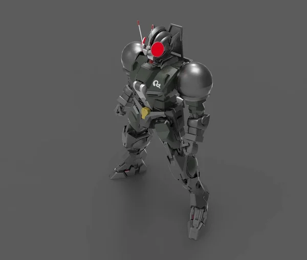 3d rendering of mecha created by using a blender tool — Stock Photo, Image