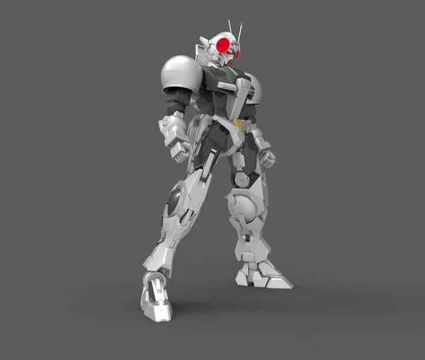 3D-rendering van Mecha gemaakt met een blender tool — Stockfoto