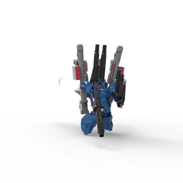 A 3D renderelés robotok által készített turmixgép segítségével — Stock Fotó