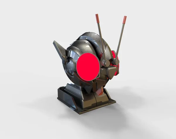Bilim Kurgu Meka Askeri Ayakta Duruyor Askeri Gelecekçi Robot Mekagodzilla — Stok fotoğraf