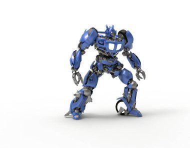 Bilim kurgu meka askeri ayakta duruyor. Askeri gelecekçi robot. Mekagodzilla bir pilot tarafından kontrol ediliyor.