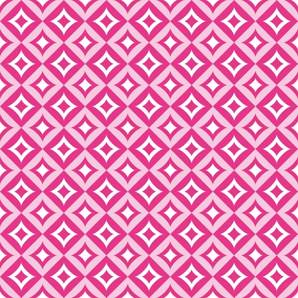 Açık ve koyu pembe elmas ile geometrik vintage desen