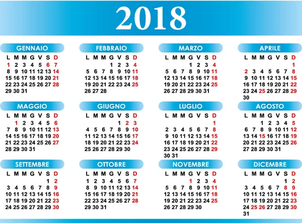 Festivaller ile İtalyan takvim 2018