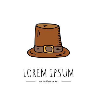 Şükran günü Icons set