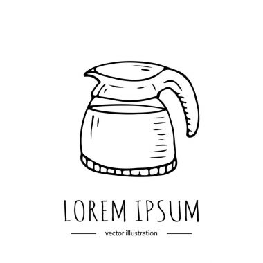 kahve demliği simgesi