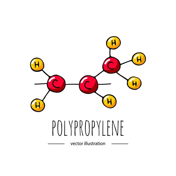 Icono de molécula química — Vector de stock