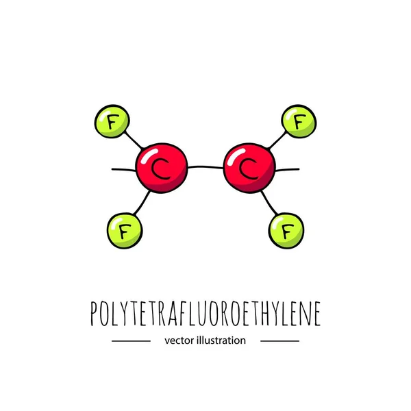 Icono de molécula química — Vector de stock
