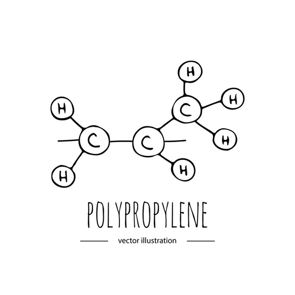 Icono de molécula química — Vector de stock