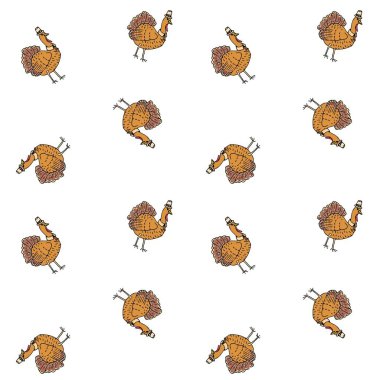 Şükran günü Icons set