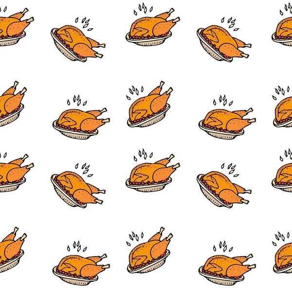 Thanksgiving pictogrammen instellen — Stockvector