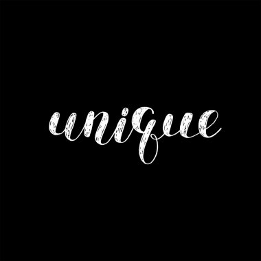 Benzer -siz. Fırça yazısı.