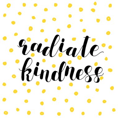 İyilik yaymak. Örnek yazı.