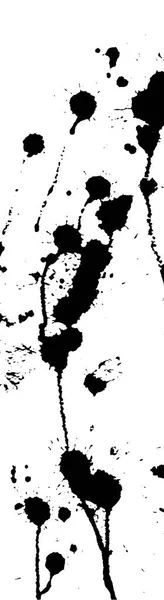 Salpicaduras de tinta, manchas y golpes. Salpicadura de pintura. Manchas negras sobre blanco. Fondo de salpicadura. Ilustración vectorial. Fondo abstracto. Plantilla grunge . — Archivo Imágenes Vectoriales