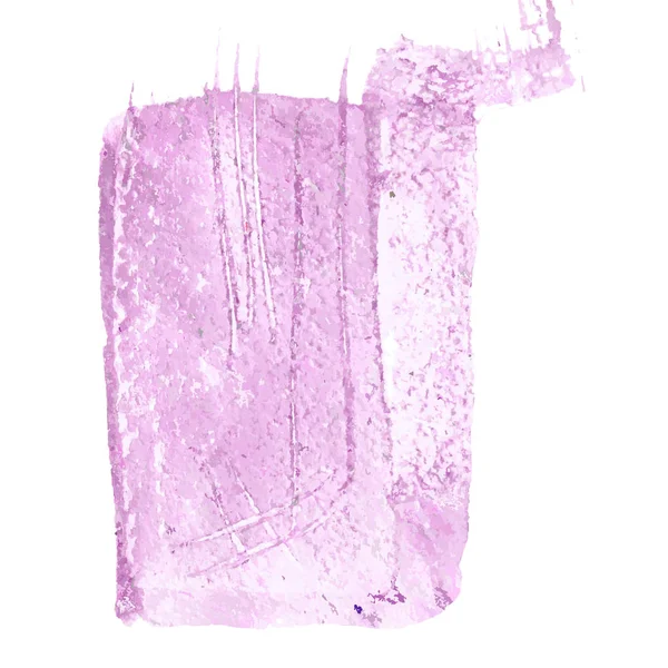 Fondo de color púrpura caramelo. Diseño de patrón de superficie de grunge. Lava la textura. Manchas y salpicaduras abstractas. Plantilla pintada texturizada. Pintura de acuarela. Ilustración vectorial dibujada a mano — Archivo Imágenes Vectoriales