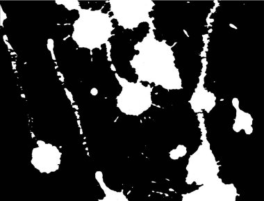 Mürekkep sıçrama, lekeleri ve vuruş. Boya sıçramak. Beyaz üzerine siyah engelliyor. Arka plan sıçramak. Vektör çizim. Arka plan. Grunge şablon. 