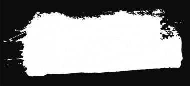 Doku. Beyaz Siyah fırça. Vektör şablonu. Kentsel arka plan. Toz kaplama sıkıntı tahıl. Elle çizilmiş şekil. Tasarım veya karalama defteri için soyut şekli. 