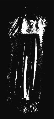 Doku. Beyaz Siyah fırça. Vektör şablonu. Kentsel arka plan. Toz kaplama sıkıntı tahıl. Elle çizilmiş şekil. Tasarım veya karalama defteri için soyut şekli. 