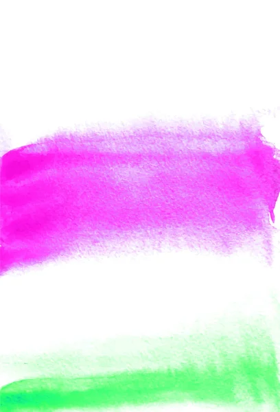Carta con macchie rosa e verdi. Pittura ad acquerello per il design. Astratto luminoso sfondo strutturato. Cartolina, striscione, logo, invito. Pittura a mano isolata su sfondo bianco. Illustrazione vettoriale . — Vettoriale Stock