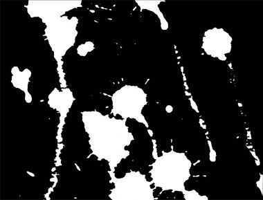 Mürekkep sıçrama, lekeleri ve vuruş. Boya sıçramak. Beyaz üzerine siyah engelliyor. Arka plan sıçramak. Vektör çizim. Arka plan. Grunge şablon. 