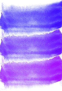 Sulu Boya lekesi ile kartı. Mor, Lila, mavi renkler. Resim tasarımınız için. Parlak dokulu zemin. Vektör çizim. El boyalı doku için afiş, logo, Davetiye Kartpostalı.