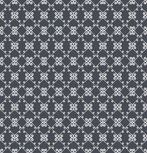 Motif ornemental sans couture. Couleurs gris et blanc. Modèle sans fin pour papier peint, textile, emballage, impression, intérieur, plancher, tissu. Texture abstraite.Ornement ethnique traditionnel pour le design . — Image vectorielle