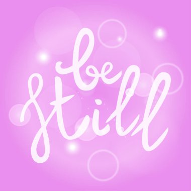 Hala ifade yazı. Çizilmiş motivasyon ve ilham teklif ver. Pembe Mevsimlik arka plan beyaz harfler. Sanatsal tasarım öğesi için poster, afiş. Hat yazdırma. Vektör çizim.