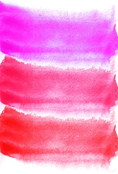 Κάρτα με ακουαρέλα blots. Μωβ, ροζ, κόκκινο χρώματα. Ζωγραφική για το σχέδιό σας. Αφηρημένο φωτεινό δέρμα σαγρέ σκηνικό. Εικονογράφηση διάνυσμα. Χειροποίητη υφή για banner, λογότυπο, πρόσκληση, καρτ ποστάλ. — Διανυσματικό Αρχείο