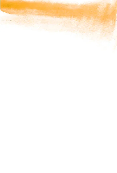 Karte mit orangefarbener Aquarellmalerei zur Gestaltung. abstrakter Hintergrund. Speichern Sie Datum, Postkarte, Banner, Logo, Hochzeitseinladung. isoliert auf weißem Hintergrund. Vektorillustration. — Stockvektor