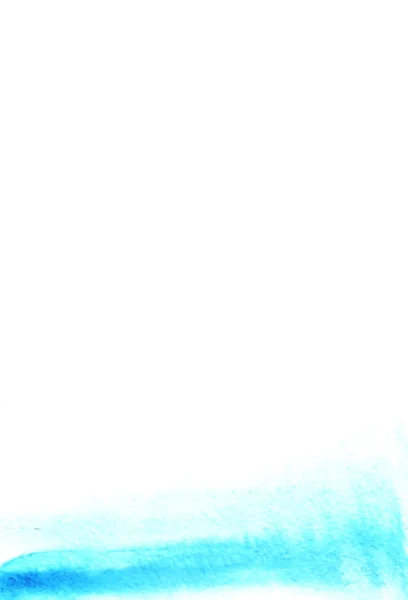 Scheda con pittura ad acquerello blu turchese per il design. Sullo sfondo astratto. Salva la data, cartolina, banner, logo, banner, invito al matrimonio. Isolato su sfondo bianco. Illustrazione vettoriale . — Vettoriale Stock